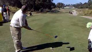 John Daly  HUGE DRIVE Australian Masters [upl. by Aicnerolf]