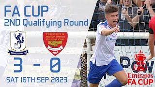 FA CUP 2ND Qualifying Round  Enfield Town v Felixstowe amp Walton United  160923 [upl. by Xuaegram789]