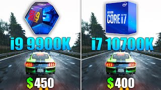 i9 9900K vs i7 10700K Test in 10 Games [upl. by Ettenil]