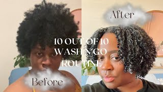 10 out of 10 Wash N Go Routine [upl. by Aim]