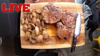 Live  Pork Chops and Taters [upl. by Itsud]