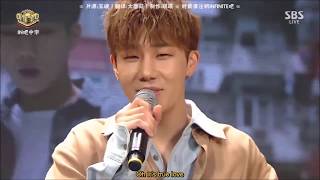 Eng Sub 180304 SBS Inkigayo Kim Sung Kyu  Sunggyu [upl. by Lemuelah]