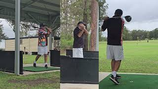 Big Kev golfing drive Kempsey golf course [upl. by Vasili]