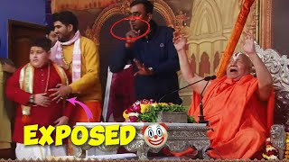 Abhinav Arora viral video with Rambhadracharya Ji  Exposed 🤡 [upl. by Trudy]