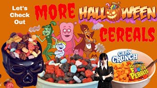 MORE Halloween Themed Cereals to Review [upl. by Nomolas7]