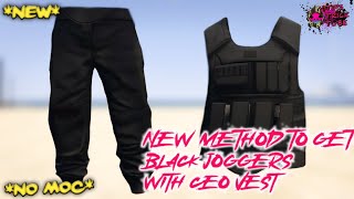 NO MOC Easiest Method On How To Get Black Joggers In Gta 5 Online 167 NO TRANSFER GLITCH [upl. by Ennaitsirhc822]