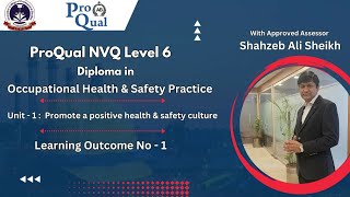 NVQ Level 6 Diploma in Occupational Health amp Safety Practice  Unit 1  Learning Outcome no 1 [upl. by Vittoria]