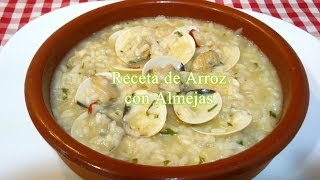 Receta fácil y rápida de arroz con almejas [upl. by Bowe]