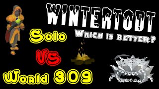 Wintertodt 1 Hour Solo Kill VS 12 Team kills  Guide Comparison [upl. by Anilahs39]