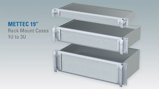 METTEC  19quot Rack Mount Enclosures  1U 2U amp 3U [upl. by Royce768]