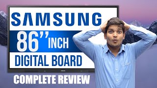 Samsung Interactive Flat Panel 86 Inch Price  Samsung Interactive Digital Board Review [upl. by Warden796]