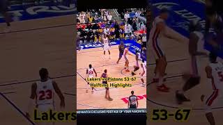 Los Angeles Lakers vs Detroit Pistons 5367 Halftime highlights Lets go Lakeshow [upl. by Aihseyt320]