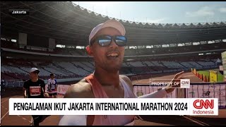 Pengalaman Mengikuti Jakarta International Marathon 2024 [upl. by Aryamoy]