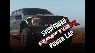 SVCOFFROAD Heavily Modified Raptor R Power Lap How Much Faster Is It vs Stock Raptor R In the Dirt [upl. by Gunn]