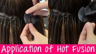 Keratin Hot Fusion Hair Extensions  Application amp Information  Instant Beauty ♡ [upl. by Winton]