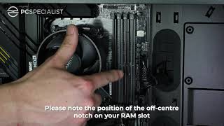 How to install remove and reseat your memory modules RAM [upl. by Marka]