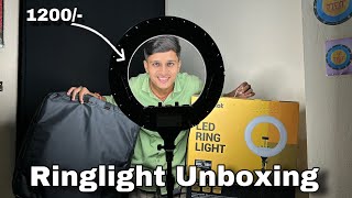 Ring Light DRL 018H  Best Ring Light For Making Reels Videos  Ring Light Unboxing amp Review [upl. by Nodababus]