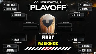 CFB Playoff Rankings Released Did They Get It Right [upl. by Suiramed57]