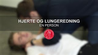 Hjerte og lungeredning  En person [upl. by Turk]