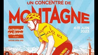 Présentation Parcours Critérium du Dauphiné 2023  Profil des Étapes  Favoris  Cyclisme [upl. by Schwartz941]