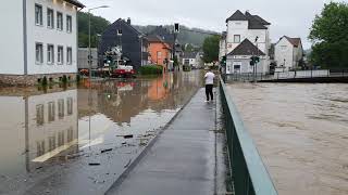 Hochwasser in GummersbachVollmerhausen [upl. by Watkins]