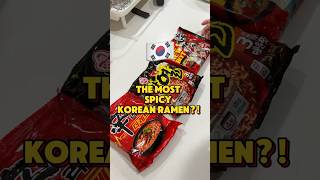 The most spicy Korean ramen mukbang koreanfood foodie [upl. by Courtund]