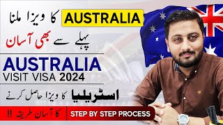 Australia Visit Visa 2024  Easy to Get Australia Visa 2024  Step by Step Process [upl. by Lansing]