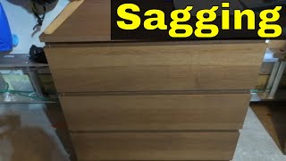 How To Fix Sagging Ikea DrawersEasy Tutorial [upl. by Maidy]