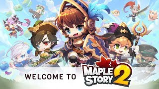 MapleStory 2 Official Announce Trailer [upl. by Maxy]