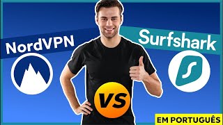 Surfshark VS NordVPN 2024  Análise Comparativa [upl. by Eamon]