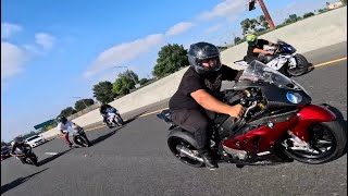 CRAZY SUPER BIKE EXPERIENCE  LA STREET RACING POV 👀🔥 [upl. by Oicnecserc938]