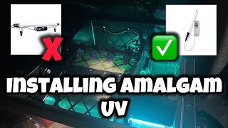 HOW TO DIY  Installing Amalgam UV light in Drum Filter ponds koi diy [upl. by Nonnel]