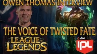 Owen Thomas Interview  The Voice of Twisted Fate and Viktor [upl. by Hudnut402]