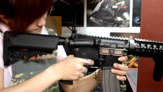 榔頭模型 VIPER毒蛇 M4 CQB GBB試打 [upl. by Eiliah388]