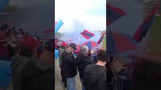 Banda Azulgrana 🔴🔵 Iberia de Los Angeles el fin de semana pasado en el estadio de los angeles [upl. by Llekim]