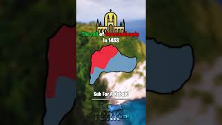 The fall of Constantinople in 1453 NO HATE history mapper country europe mapping shorts [upl. by Akkinahs]