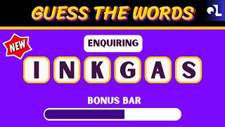 Anagrams Quiz Game  Challenge Yourself  EasyMediumHardVery HardRidiculous 😜 [upl. by Petrick904]