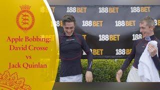 Jack Quinlan vs David Crosse at apple bobbing Who wins [upl. by Iago]