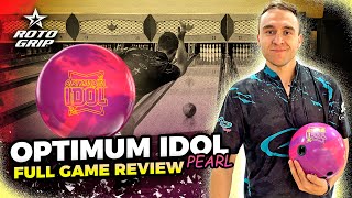 Roto Grip Optimum Idol Pearl Bowling Ball Review with Andrew Orf [upl. by Ymerej390]