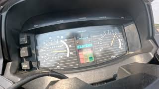 Yamaha XJ650 Turbo Acceleration [upl. by Nedrah396]