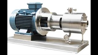 Homogenizer Pump emulsifying pump inline emulsification pump new design dissassembly and assembly [upl. by Narmis]