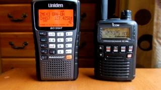 Uniden BC125AT vs Icom ICR6 [upl. by Naid]