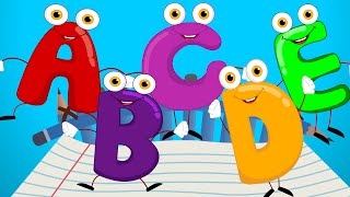 Five Little Alphabets  Nursery Rhymes For Babies  Cartoon Videos For Children by Kids Tv [upl. by Carey]