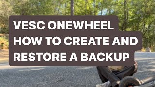 Backup and Restore on your VESC Onewheel [upl. by Airla]