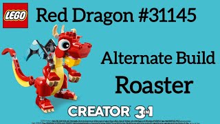 LEGO® 31145 Alternate Build Creator 3in1 Red Dragon Rooster [upl. by Armilla]