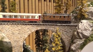 Bahnmuseum Albula Bergün Modellbahnanlage 2015  Albula Railway Museum Model Railway [upl. by Rosanna]