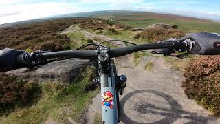 Peak district mtb burbage edge [upl. by Luanni]