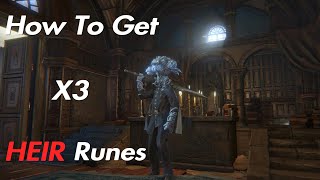 How To Get All 3 HEIR Runes In Bloodborne [upl. by Aroled]