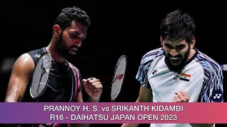 Prannoy H S vs Srikanth Kidambi  Japan Open 2023 [upl. by Arraeit80]