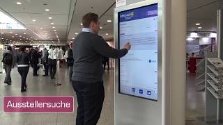 Messe Düsseldorf nutzt neues Besucherinformationssystem DVIS [upl. by Thekla]